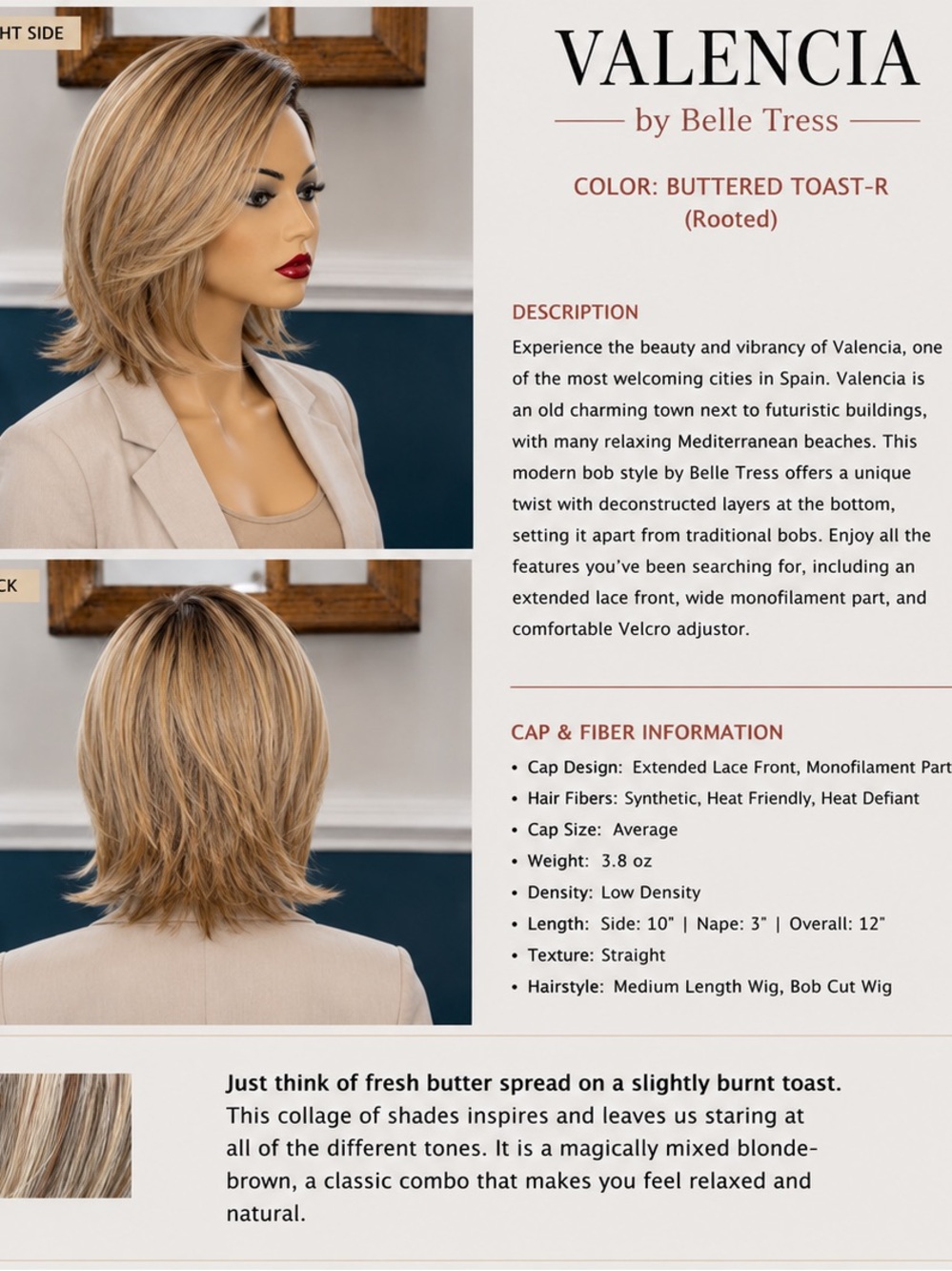 Valencia by Belle Tress in Buttered Toast)